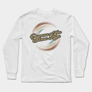 Queens of the Stone Age Circular Fade Long Sleeve T-Shirt